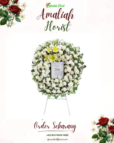 Krans Bunga Duka Cita di Sukahurip